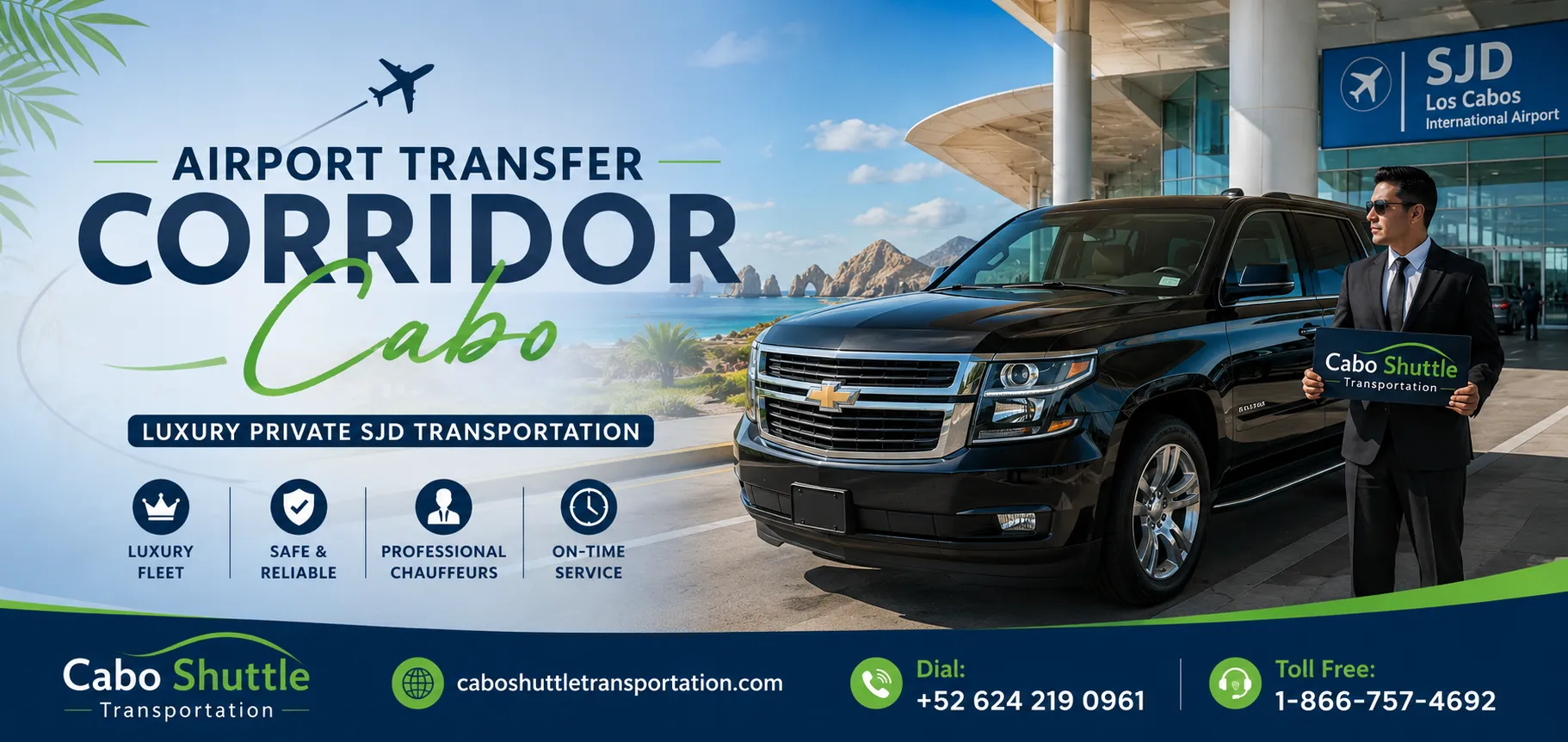Airport Transfer Corridor Cabo Luxury Private SJD Transportation_resultado