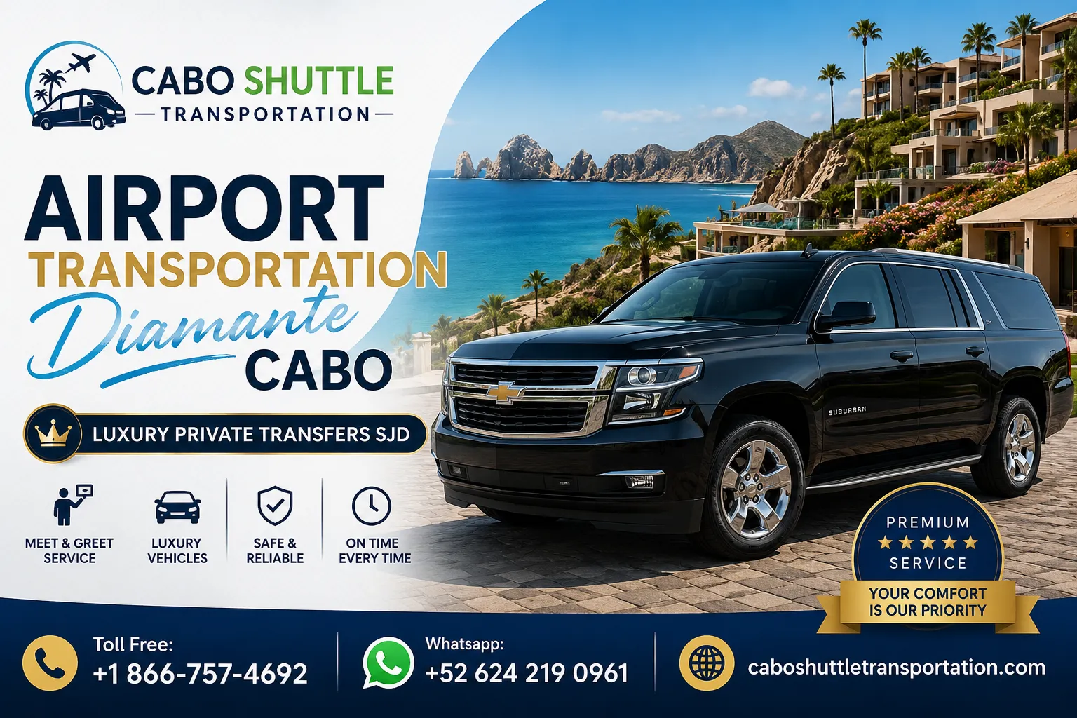Airport Transportation Diamante Cabo Luxury Private Transfers SJD_resultado