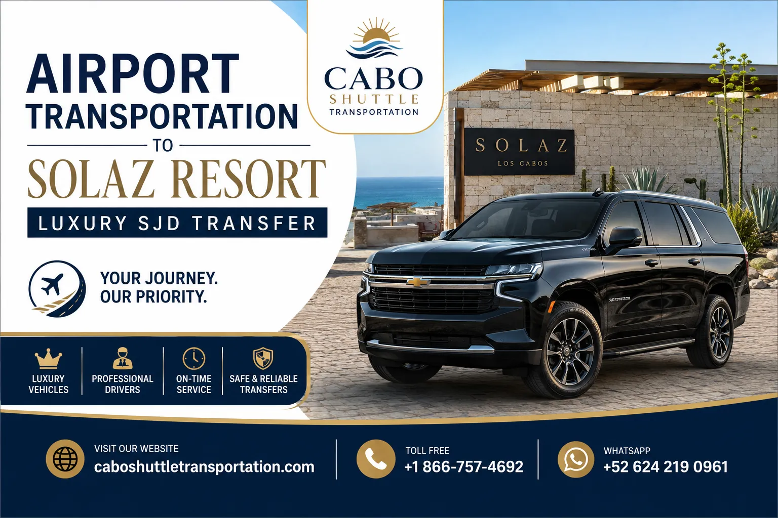 Airport Transportation to Solaz Resort Luxury SJD Transfer_resultado