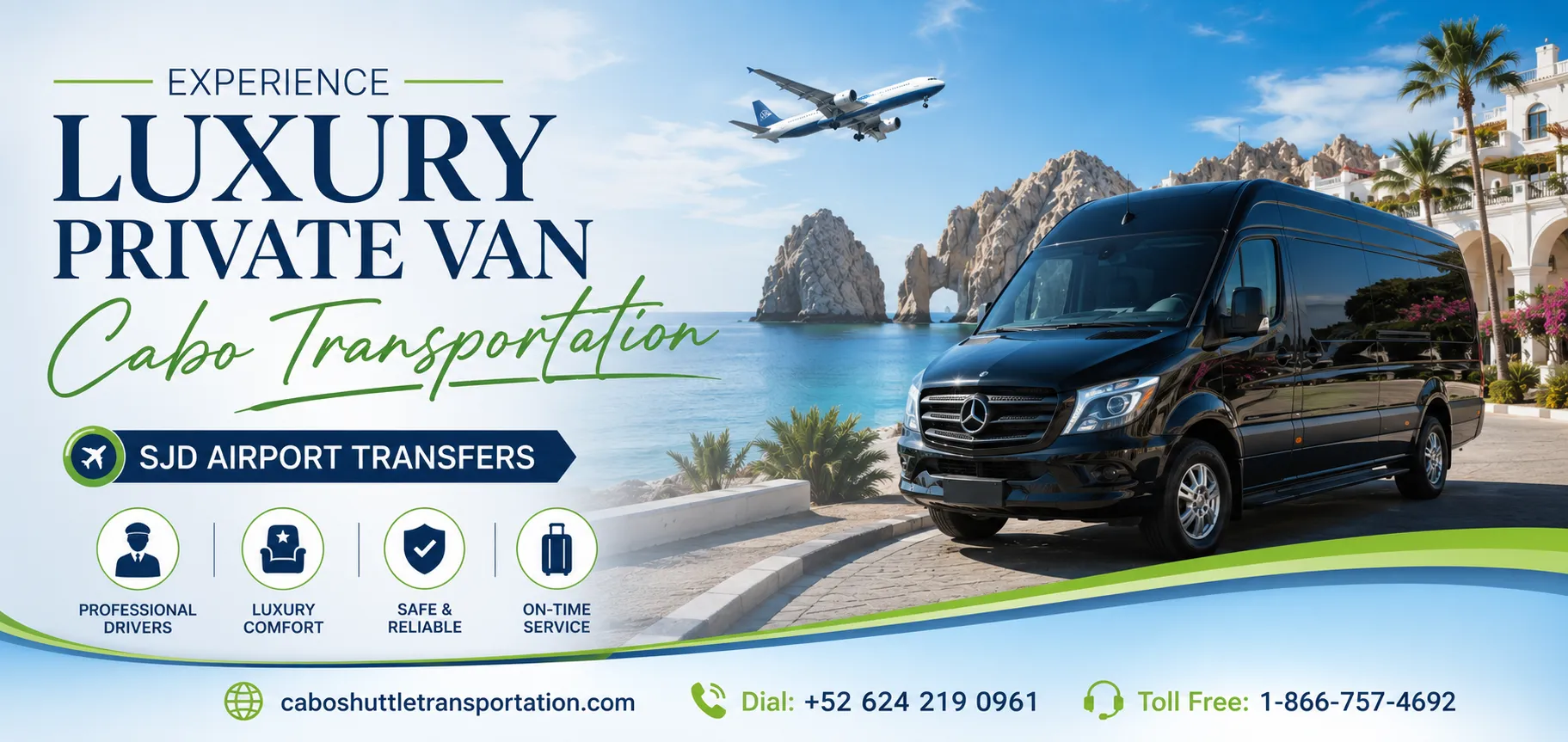 Experience Luxury Private Van Cabo Transportation SJD Airport Transfers_resultado