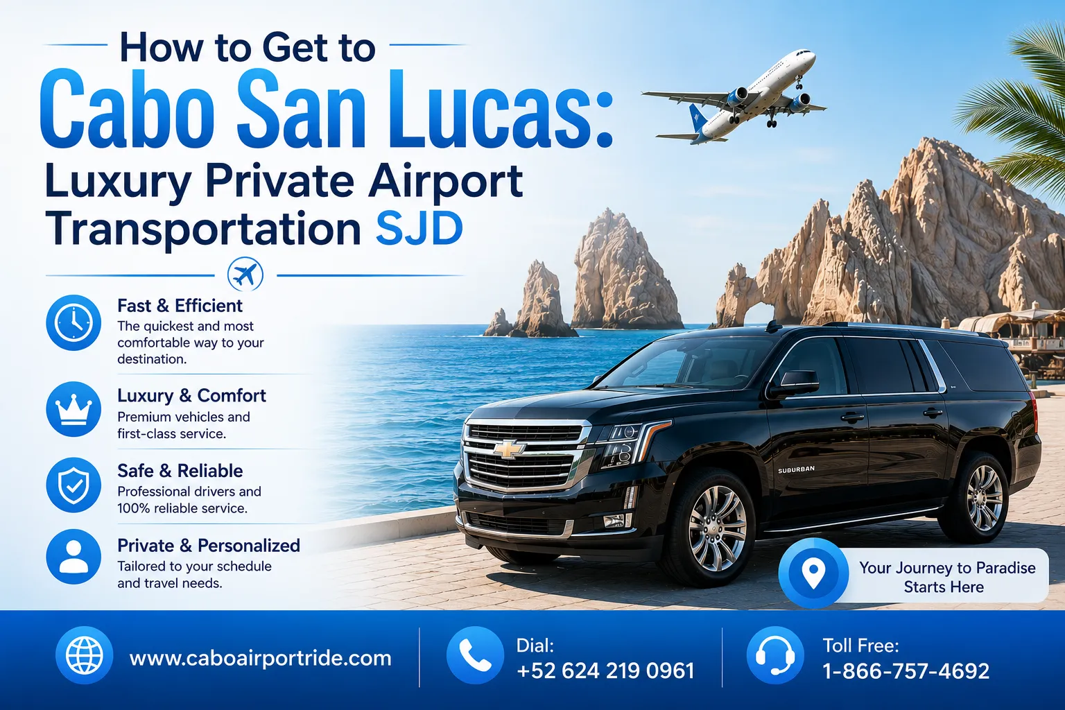 How to Get to Cabo San Lucas Luxury Private Airport Transportation SJD_resultado