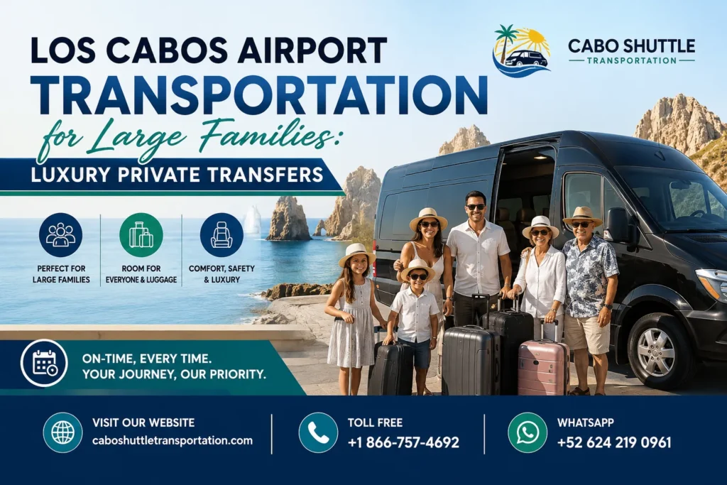 Los Cabos Airport Transportation for Large Families Luxury Private Transfers_resultado