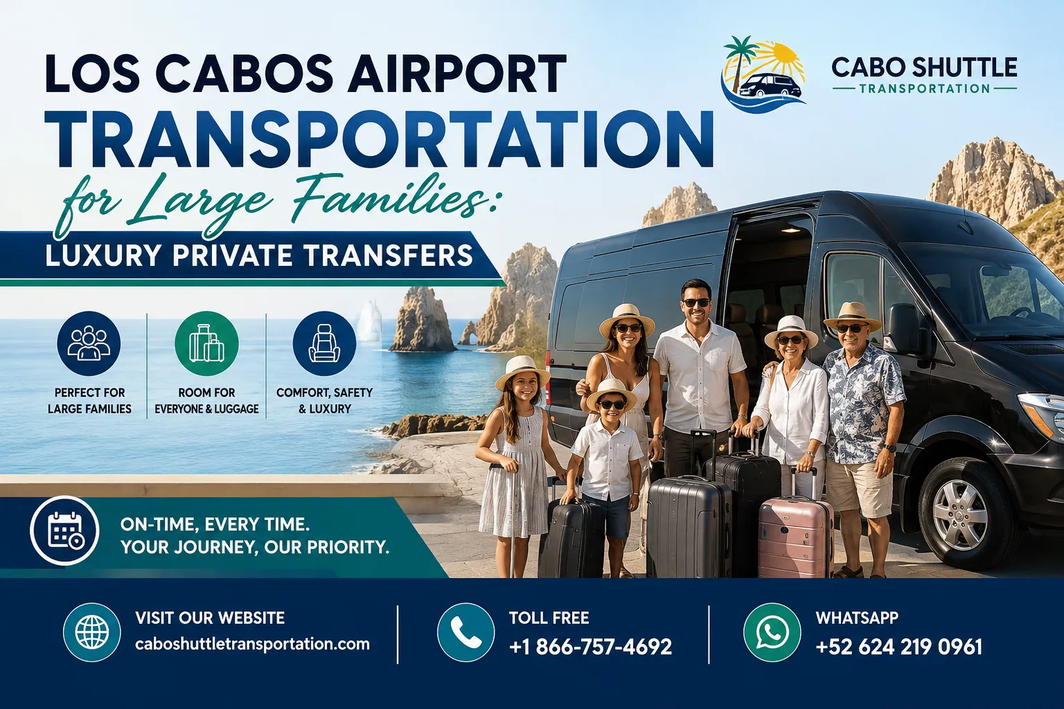Los Cabos Airport Transportation for Large Families Luxury Private Transfers_resultado