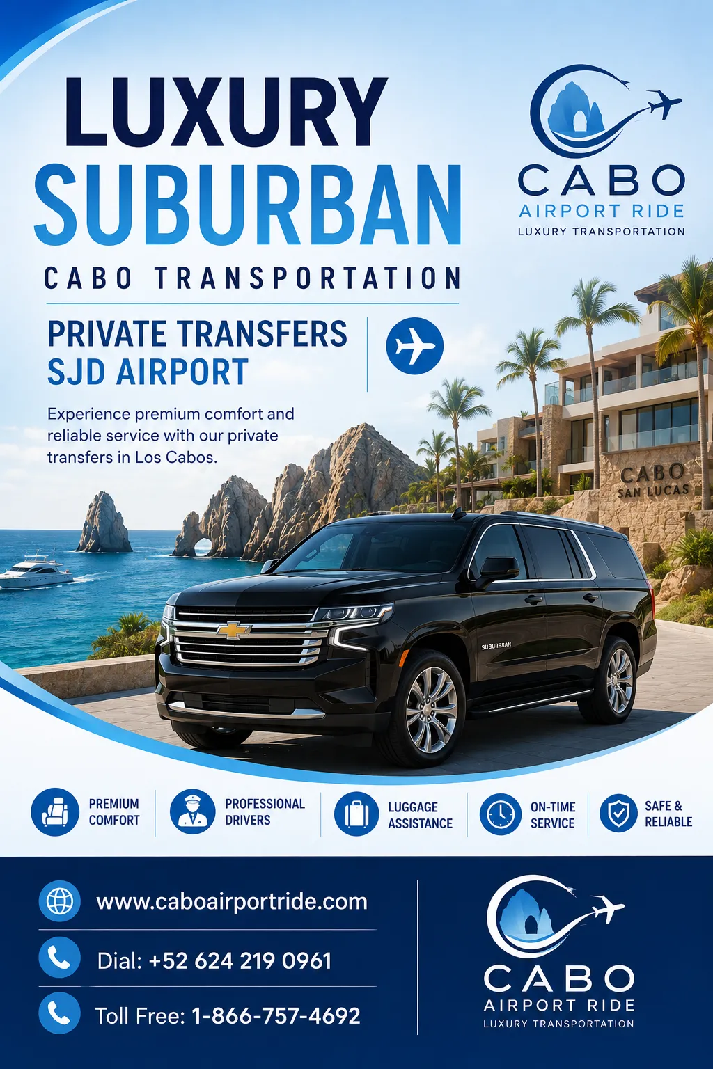 Luxury Suburban Cabo Transportation Private Transfers SJD Airport_resultado