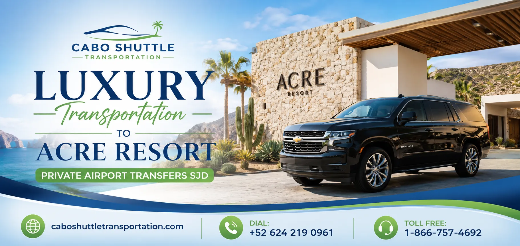 Luxury Transportation to Acre Resort Private Airport Transfers SJD_resultado
