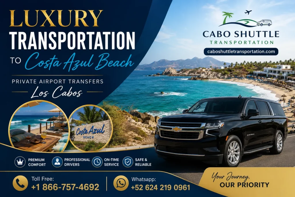 Luxury Transportation to Costa Azul Beach Private Airport Transfers Los Cabos_resultado