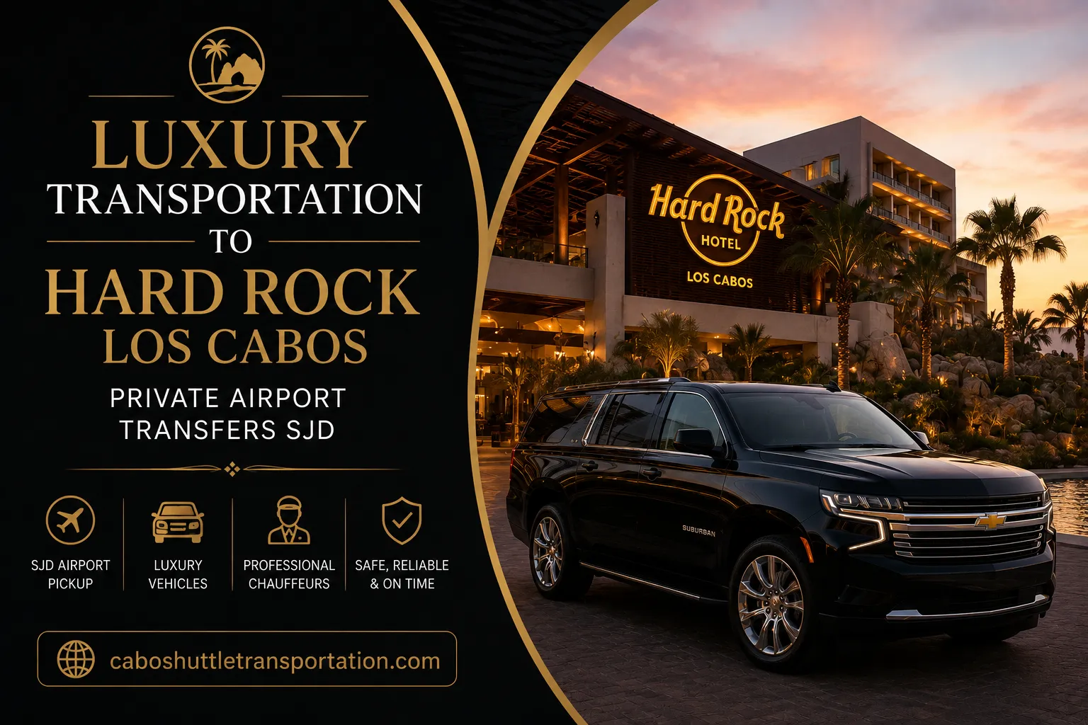 Luxury Transportation to Hard Rock Los Cabos Private Airport Transfers SJD_resultado