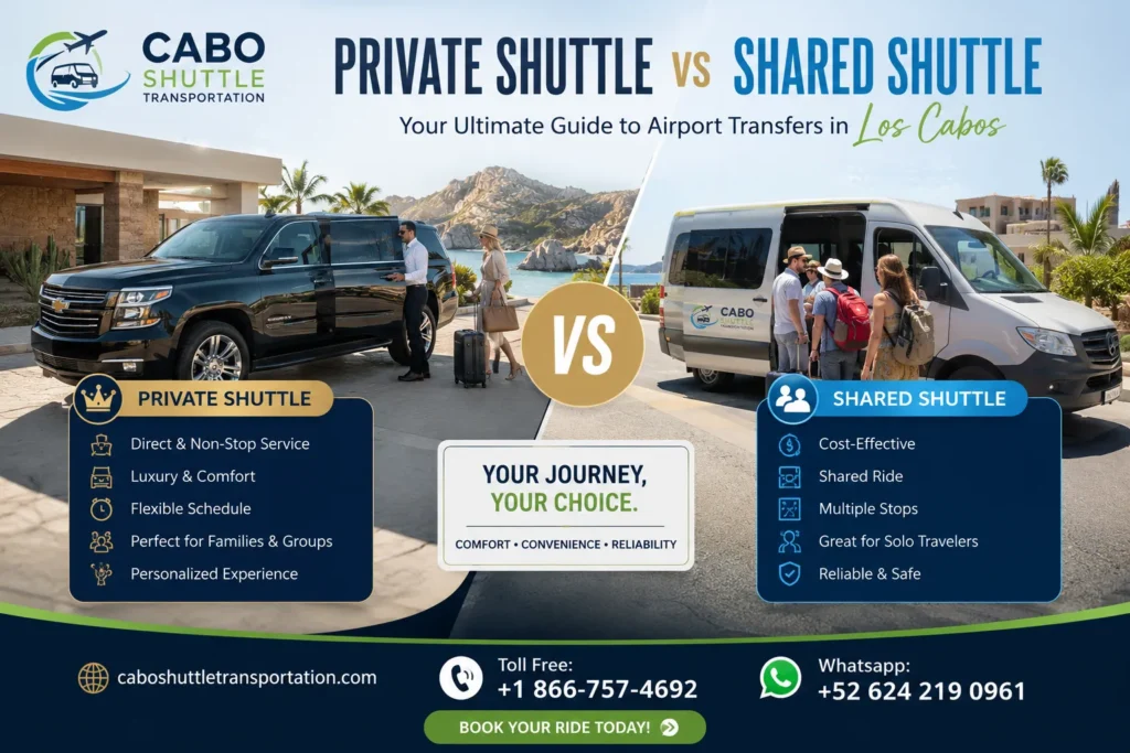 Private Shuttle vs Shared Shuttle Cabo Your Ultimate Guide to Airport Transfers in Los Cabos_resultado