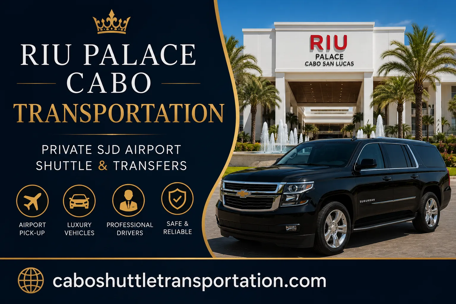 Riu Palace Cabo Transportation Private SJD Airport Shuttle & Transfers_resultado