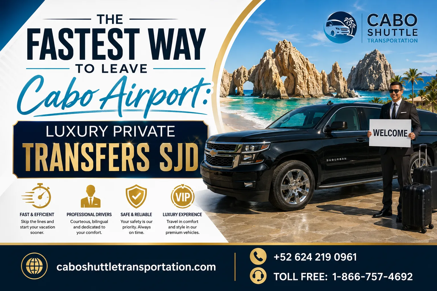 The Fastest Way to Leave Cabo Airport Luxury Private Transfers SJD_resultado