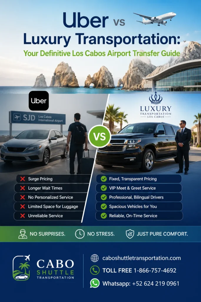 Uber vs Luxury Transportation Your Definitive Los Cabos Airport Transfer Guide_resultado