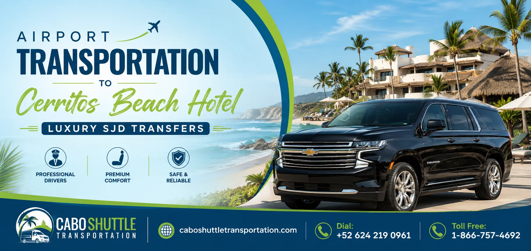 Airport Transportation to Cerritos Beach Hotel Luxury SJD Transfers_resultado