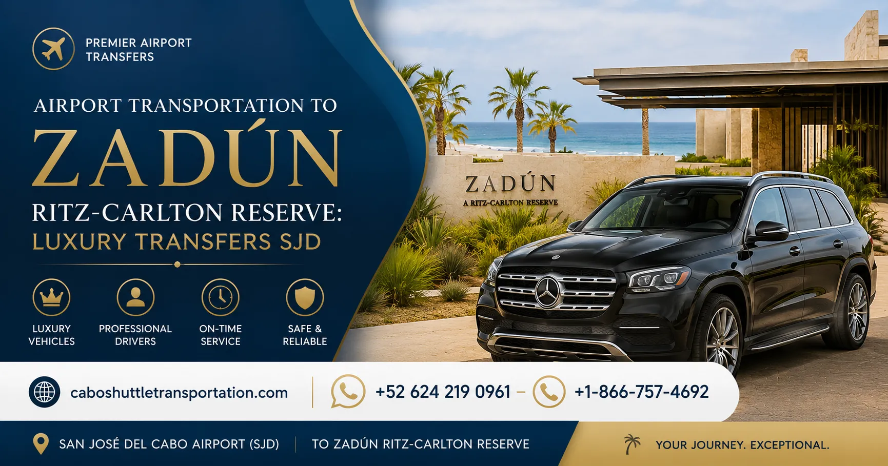 Airport Transportation to Zadún Ritz-Carlton Reserve Luxury Transfers SJD_resultado