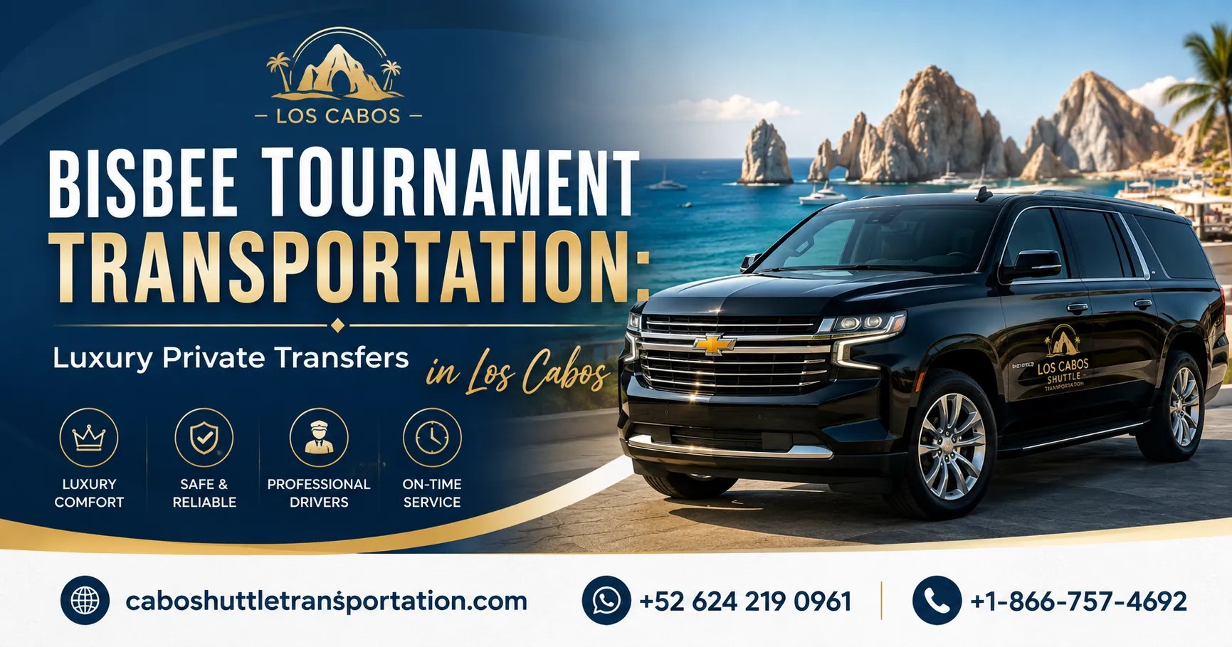 Bisbee Tournament Transportation Luxury Private Transfers in Los Cabos_resultado