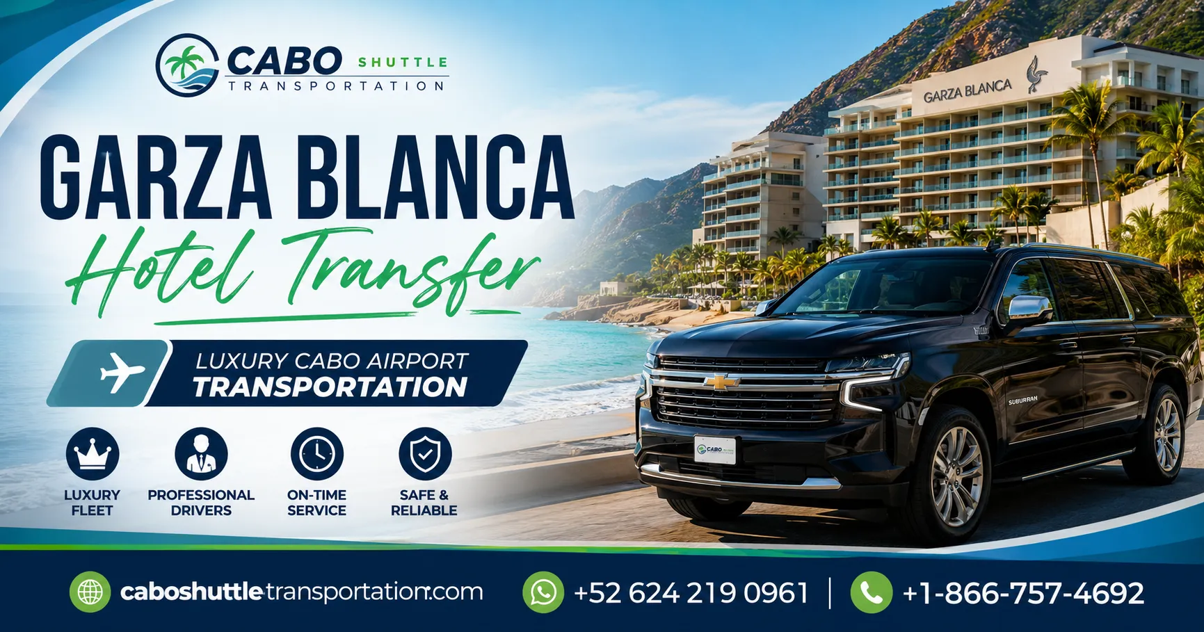 Garza Blanca Hotel Transfer Luxury Cabo Airport Transportation_resultado