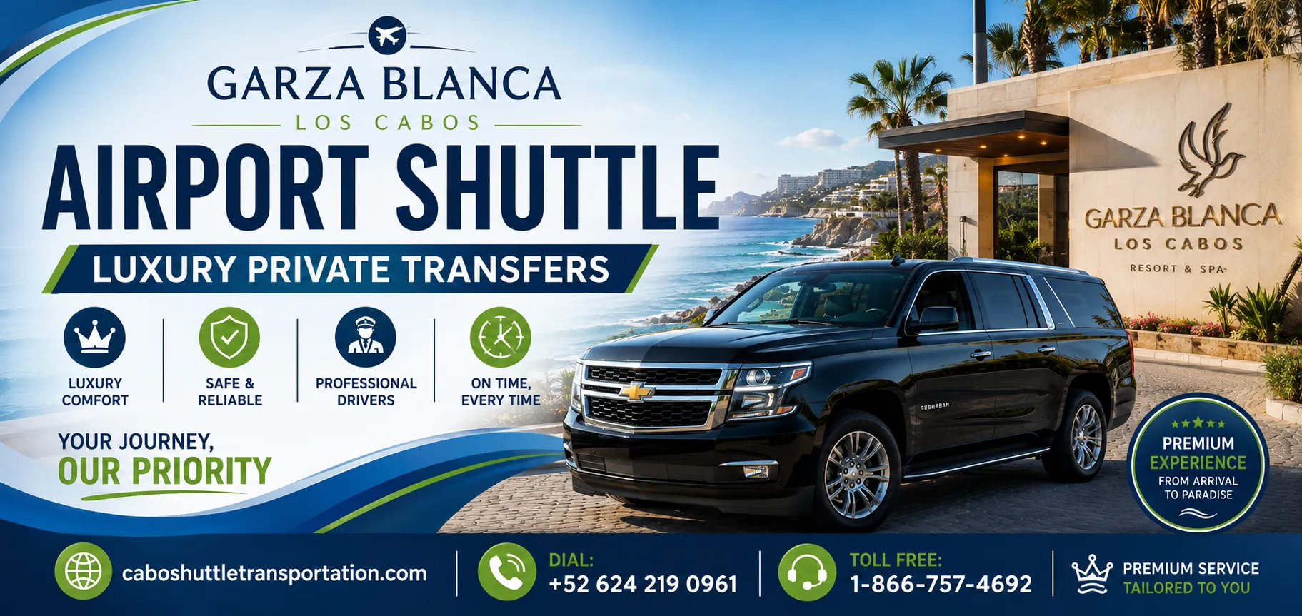 Garza Blanca Los Cabos Airport Shuttle Luxury Private Transfers_resultado