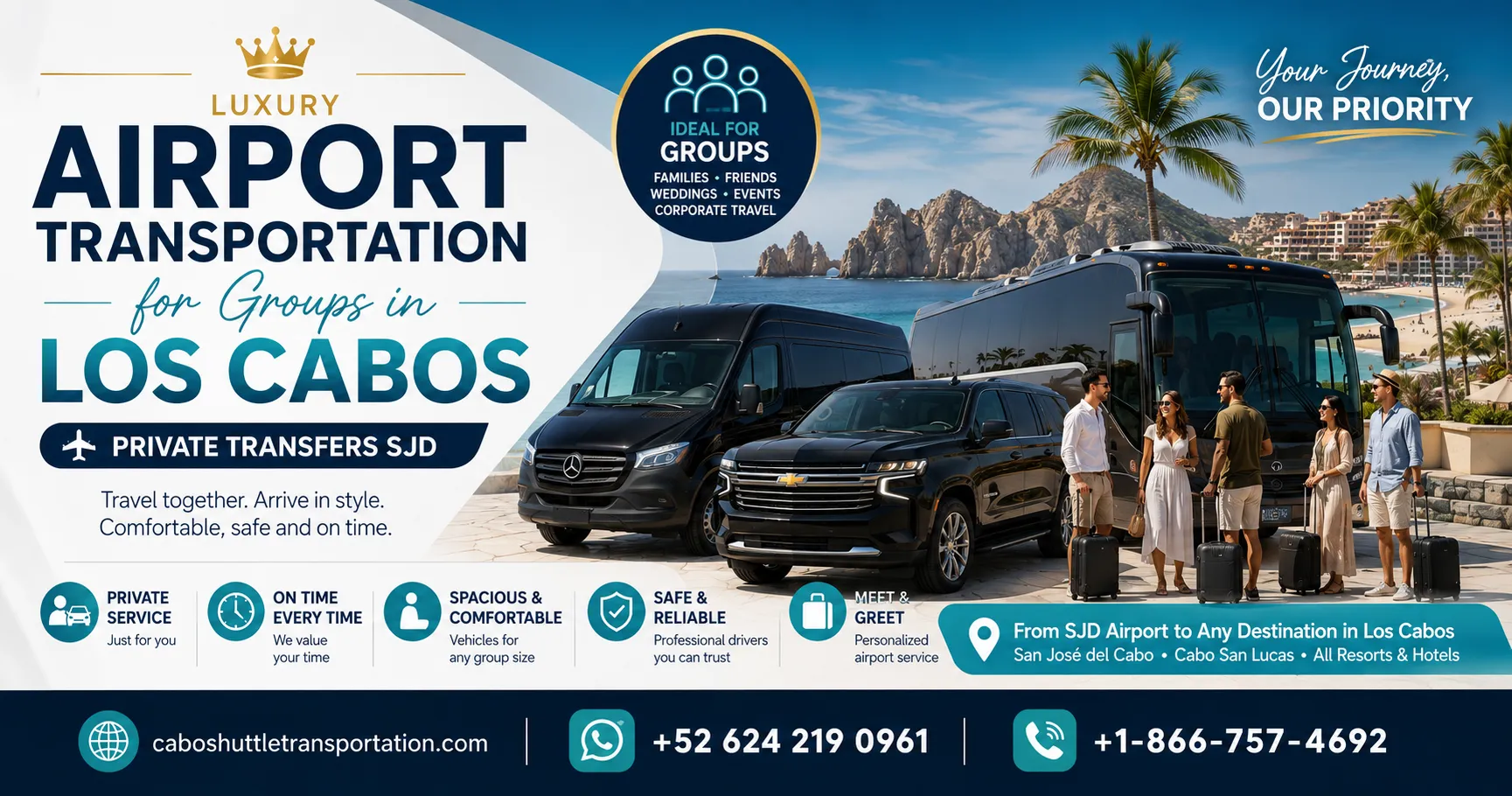 Luxury Airport Transportation for Groups in Los Cabos Private Transfers SJD_resultado