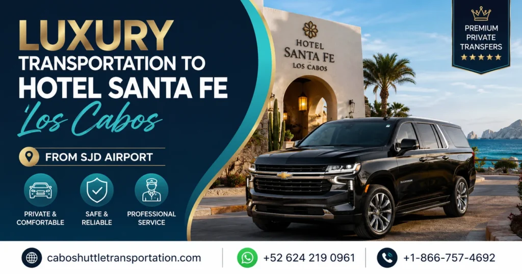 Luxury Transportation to Hotel Santa Fe Los Cabos from SJD Airport_resultado