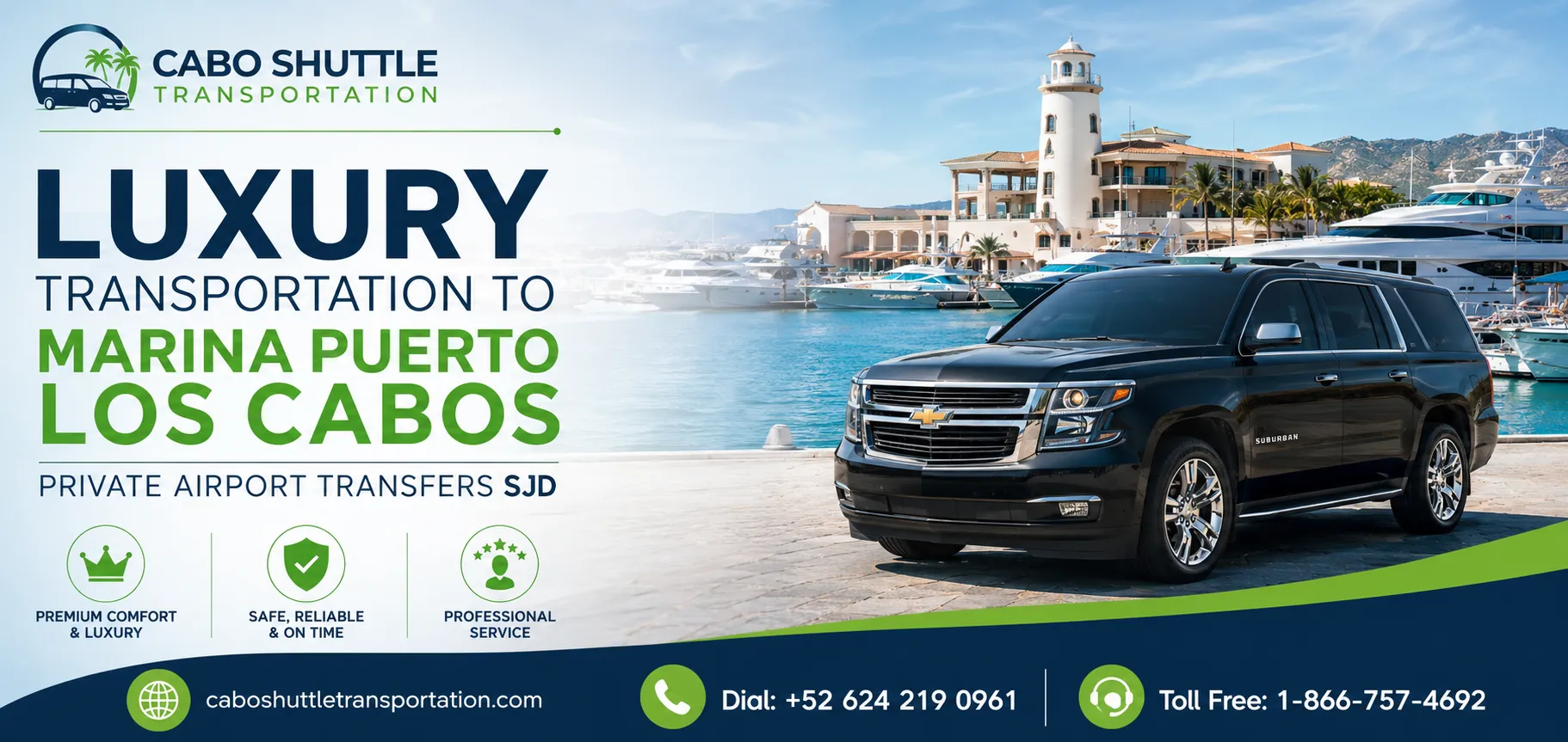 Luxury Transportation to Marina Puerto Los Cabos Private Airport Transfers SJD_resultado