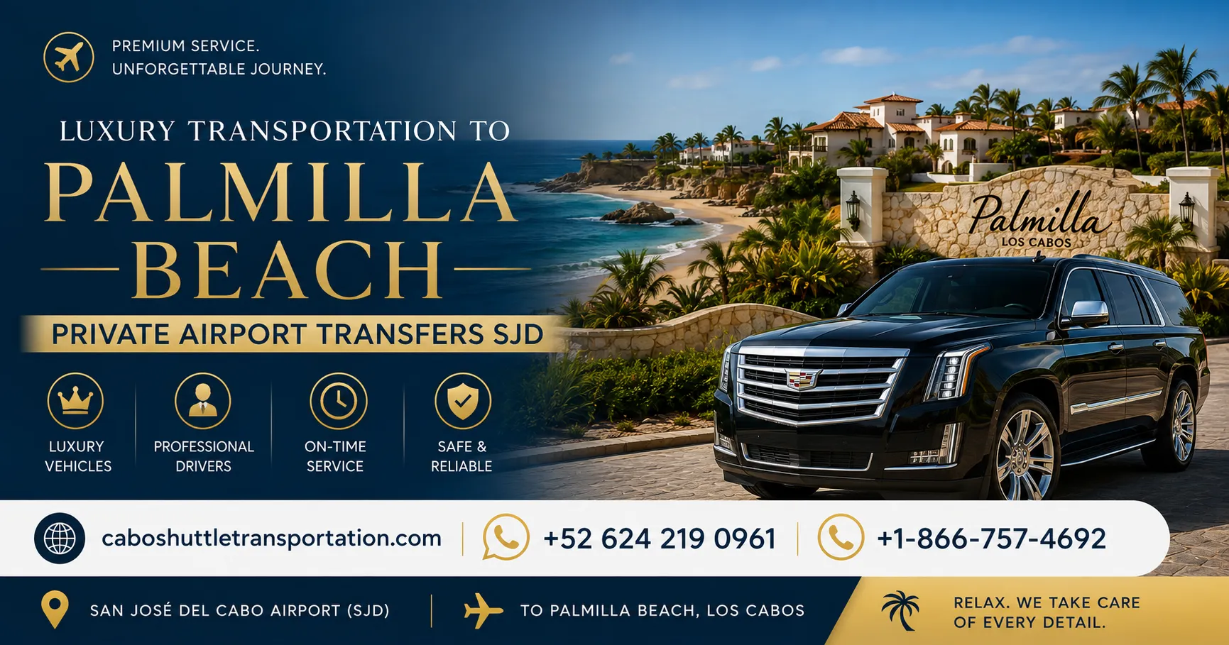 Luxury Transportation to Palmilla Beach Private Airport Transfers SJD_resultado