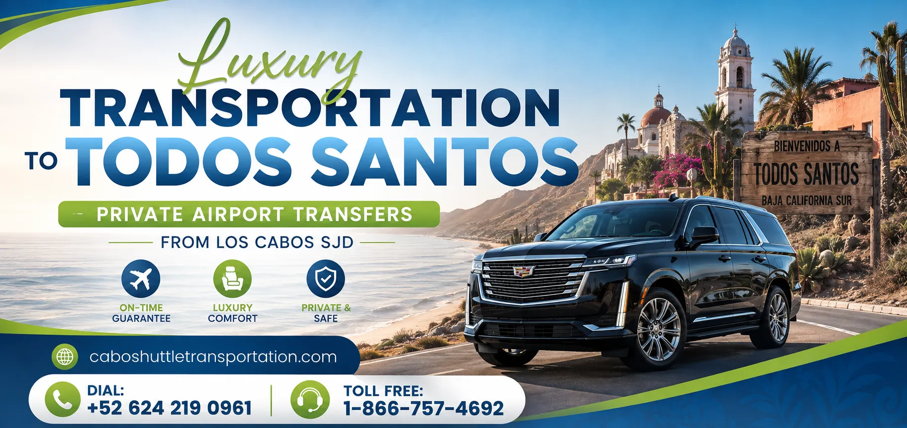 Luxury Transportation to Todos Santos Private Airport Transfers from Los Cabos SJD_resultado