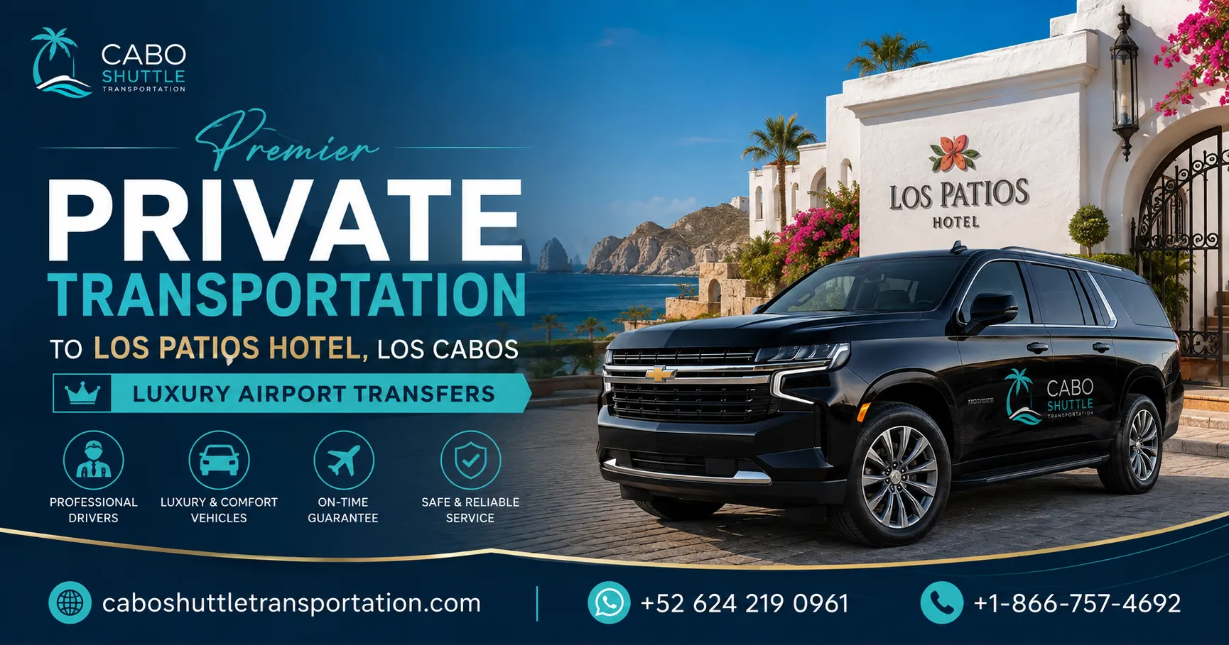 Premier Private Transportation to Los Patios Hotel, Los Cabos Luxury Airport Transfers_resultado