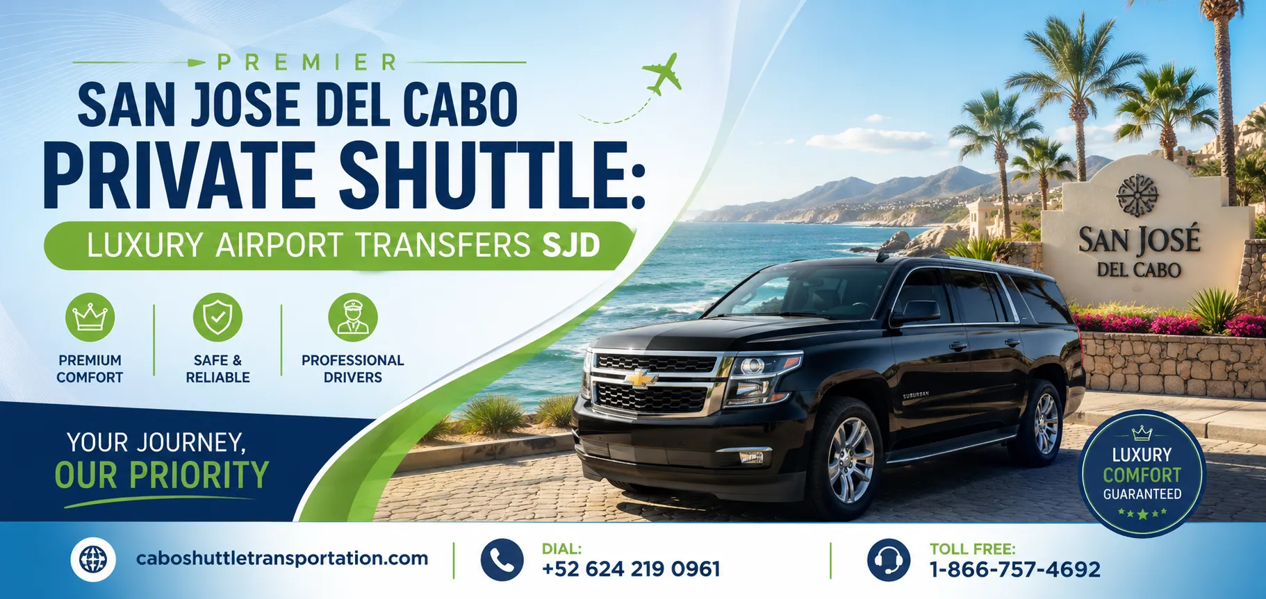 Premier San Jose del Cabo Private Shuttle Luxury Airport Transfers SJD_resultado