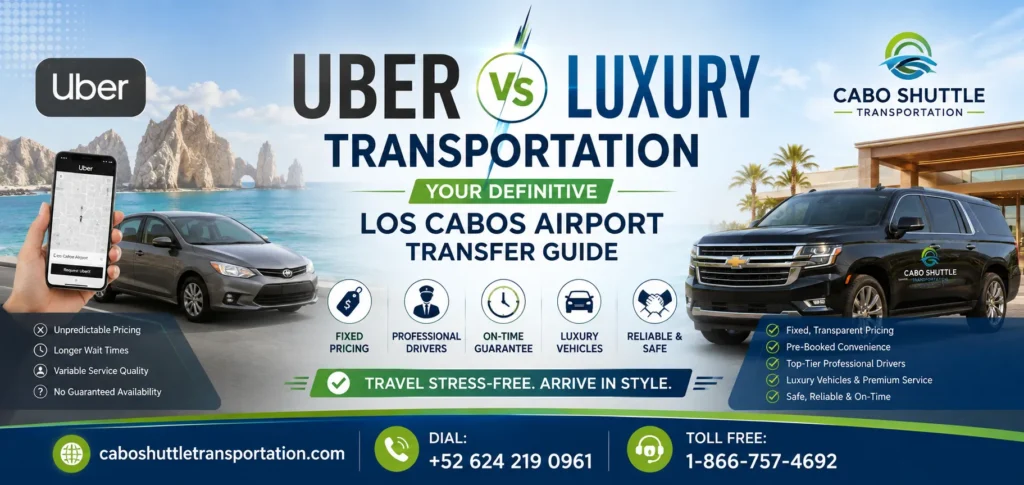 Uber vs Luxury Transportation Your Definitive Los Cabos Airport Transfer Guide_resultado