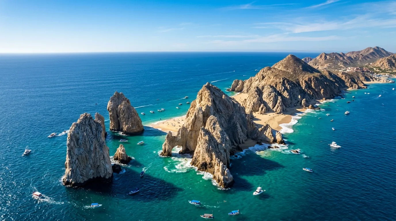 El Arco at Land's End, Cabo San Lucas with turquoise waters